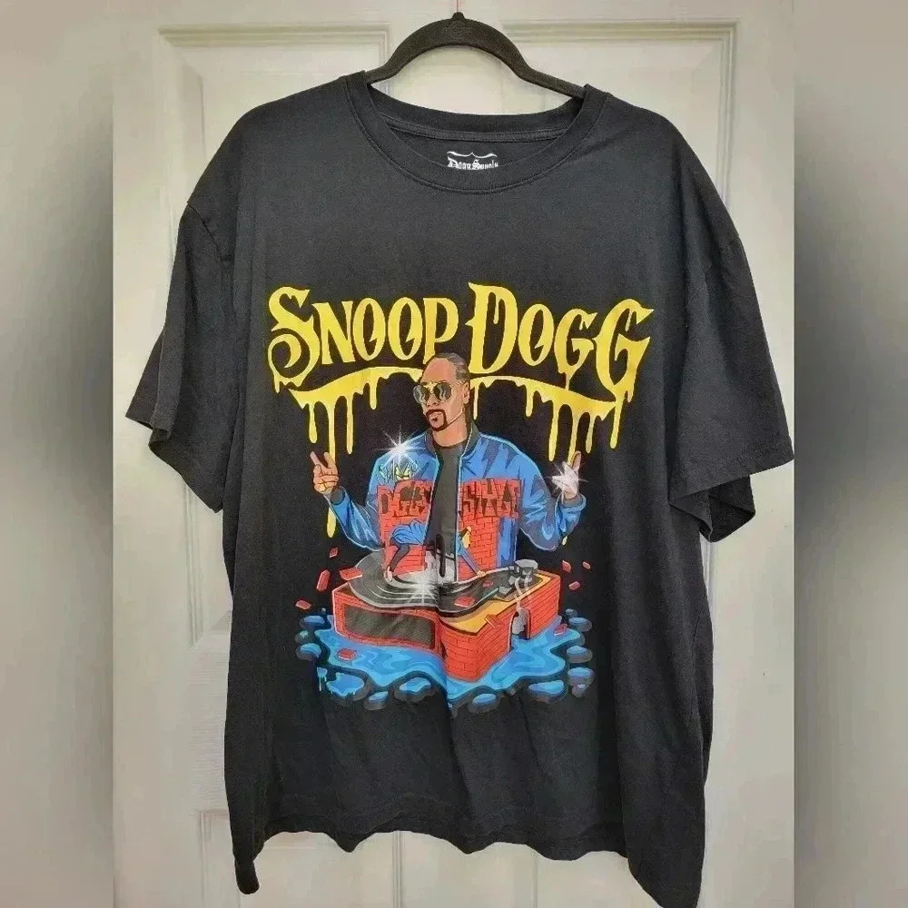 Dogg Supply Snoop Dogg Black Graphic Tee Shirt Plus Size 2x